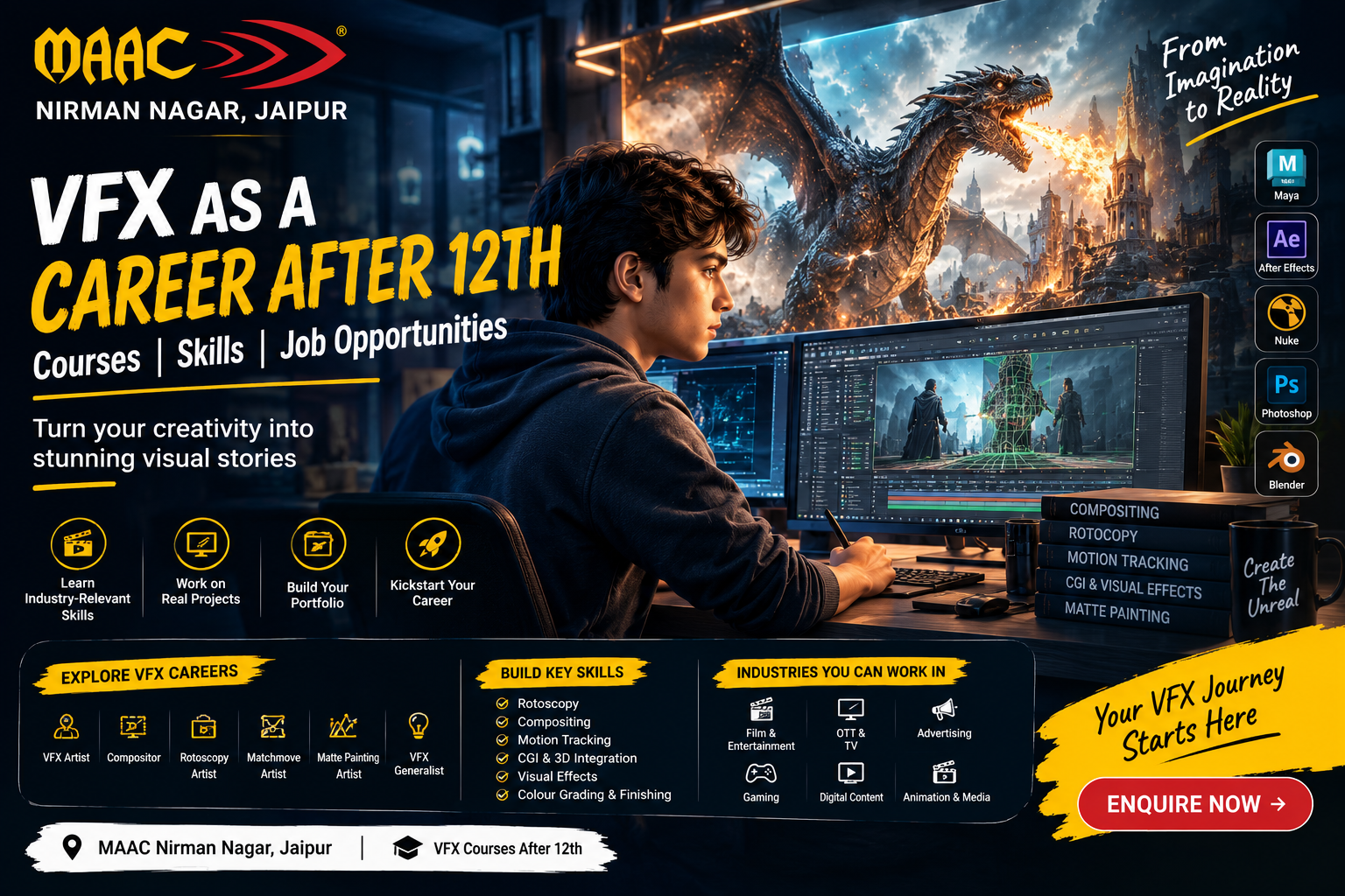 VFX as a Career After 12th: Courses, Skills & Job Opportunities